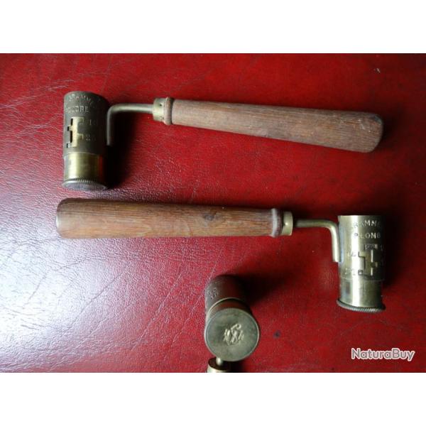 Chargettes en excellent �tat, le lot de trois