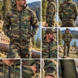 Sweat-Shirt  Camouflage Woodland