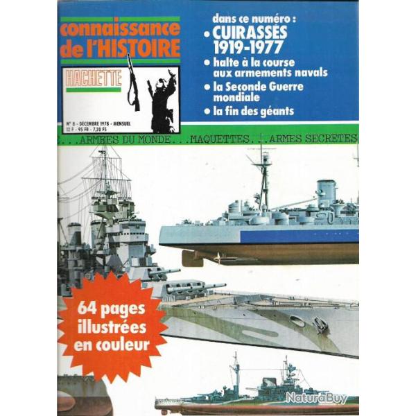 connaissance de l'histoire hachette n�8 cuirass�s 1919-1977