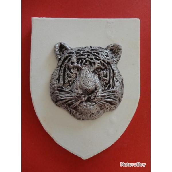 Blason t�te de tigre avec accroche
