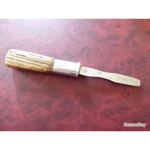 Tournevis Rrglementaire  transformer manche bois