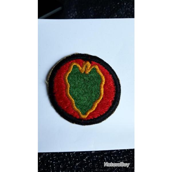 Patch arm�e us 24th INFANTRY DIVISION ww2  original