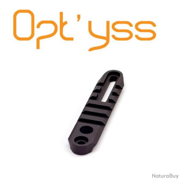 Rail bt17 Bipied B&T Plat Picatinny 4" pour Grenadi�re atlas