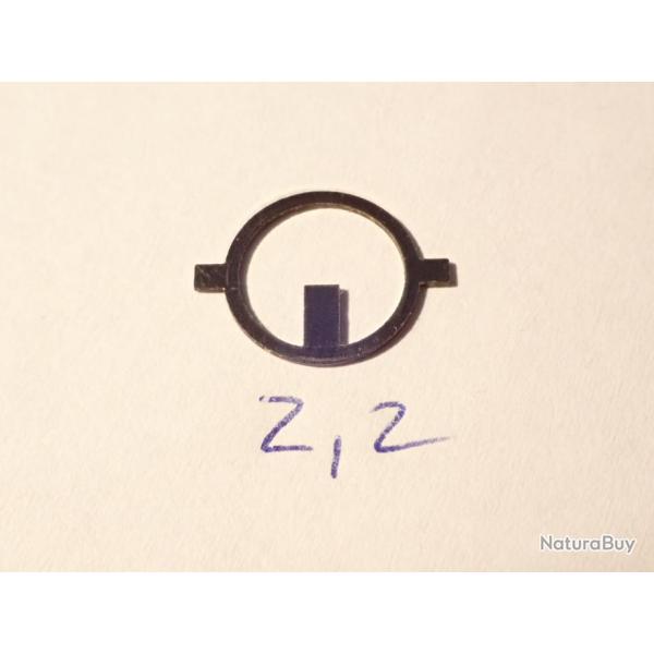 Insert, iris pour Tunnel de dioptre - K31 Suisse. Largeur 2,2 mm. Diam�tre 12 mm