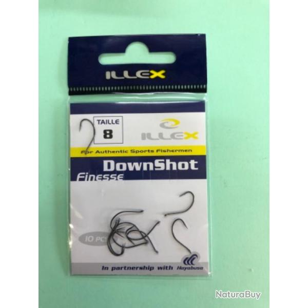 10 hame�on n 8 finesse downshot illex drop shot p�che carnassier