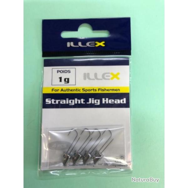 5 t�te plomb�e 1,50 gr  illex micro jig head p�che carnassier