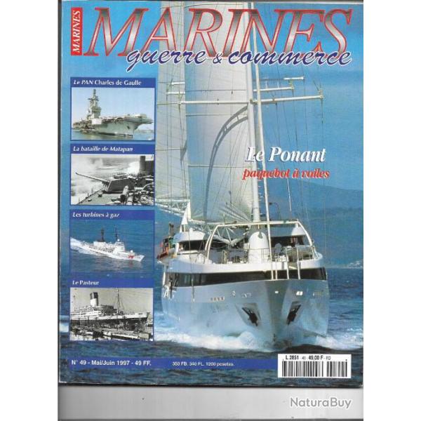 marines guerre et commerce le ponant paquebot  voiles , le pasteur, derbyshire marines ditions.