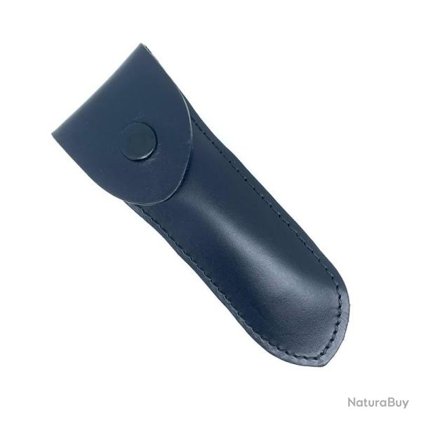 �tui cuir noir pour Laguiole 12/13 cm [Pielcu]