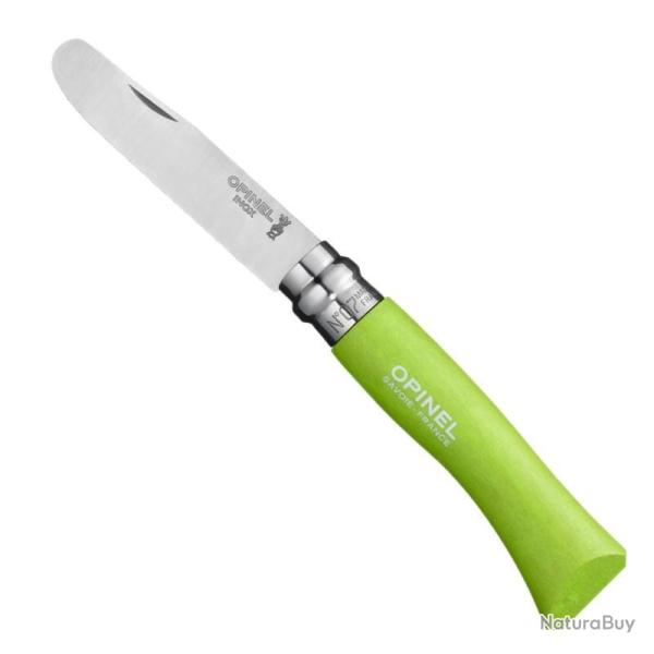 Couteau Opinel "Mon premier Opinel" vert pomme [Opinel]