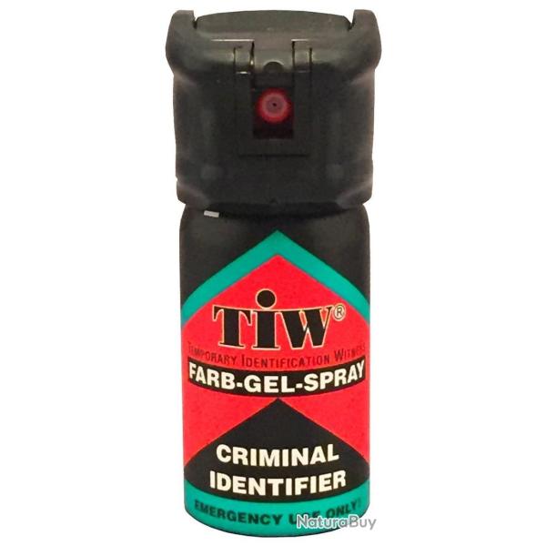 Bombe de marquage "TIW Farb-Gel Spray" 40 ml (clapet de s�curit�) [TW1000]