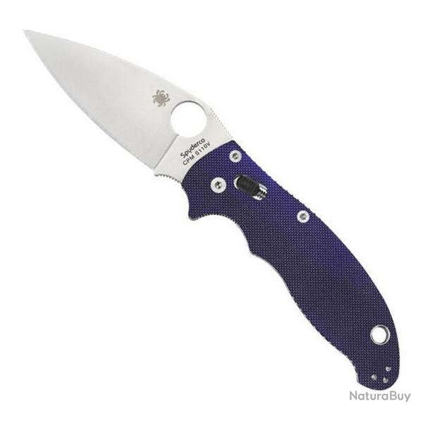 Couteau Manix 2 (S110V / G10 bleu) [Spyderco]