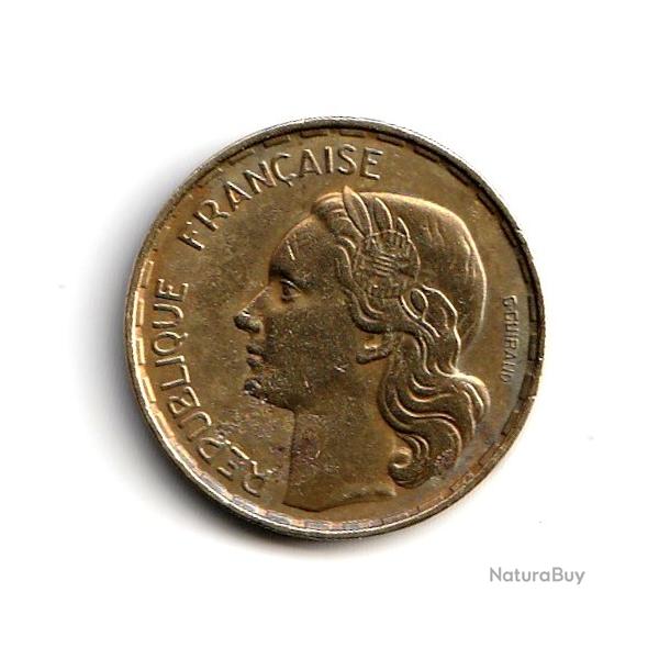 Pi�ce de Monnaie France  50 francs G. Guiraud 1954 Beaumont-Le-Roger
