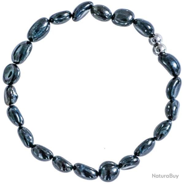 Bracelet en oeil de faucon - Perles roules 7  10 mm