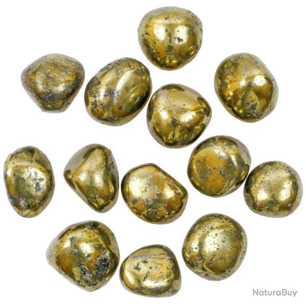 Pierre roul�e chalcopyrite - 2 � 3 cm - � l'unit�