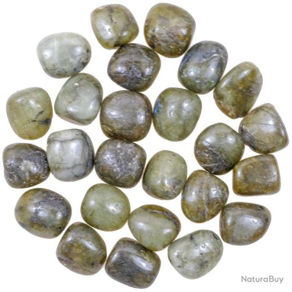 Pierres roul�es labradorite - 2 � 3 cm - Lot de 2