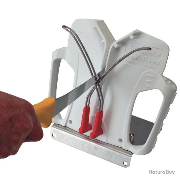 Aiguiseur manuel 4 tiges broches crois�es Redsteel Polish 22x18