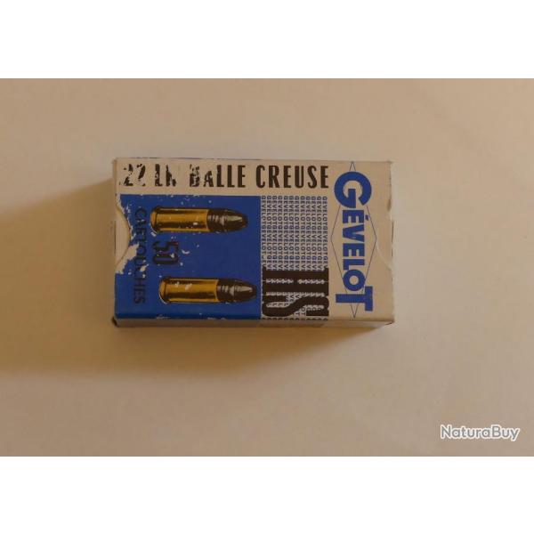 GEVELOT BALLE CREUSE 22LR Made in France !