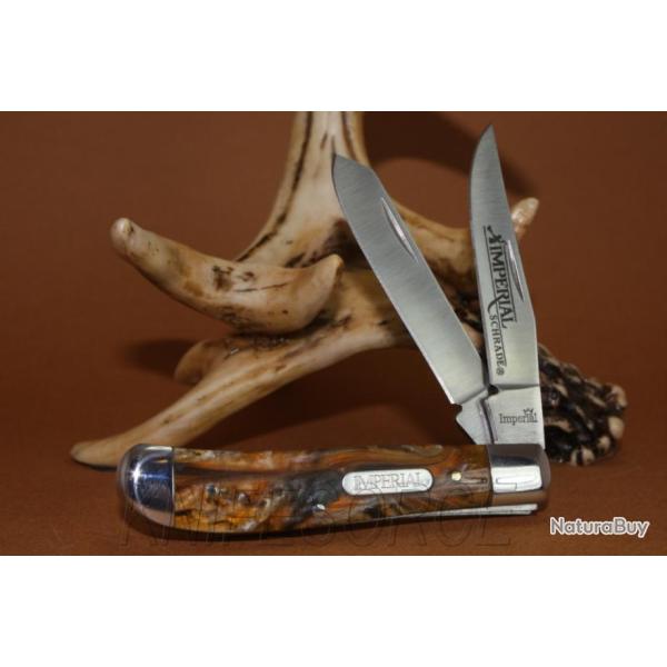 IMP15T Canif Couteau de poche Imperial Schrade Medium  - Couteau Schrade Knives Imperial Trapper