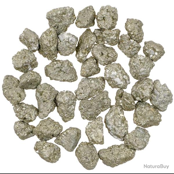 Pierres brutes pyrite - 1 � 2 cm - 100 grammes