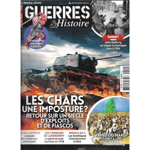 guerres et histoire n 44, les chars une imposture ? l'arm�e du mahdi, les 7 erreurs de ludendorff