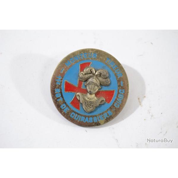 Insigne 11e rgiment de Cuirassiers 11 RC C.I.A.B.C. CARPIAGNE, Moniteur Tireur - Deslart