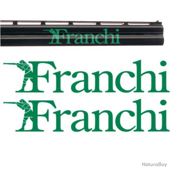 2x FRANCHI Vinyle Autocollant pour canon. 11 couleurs et 3 tailles au choix