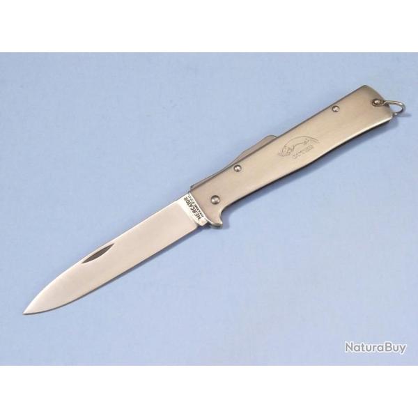 Couteau OTTER-Messer Mercator Lame Acier 4034 Manche Acier Lockback Made Solingen OTT10826R