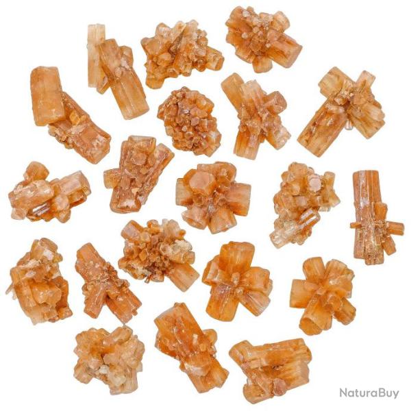 Pierres brutes fleur d'aragonite - 2.5 � 3.5 cm - Lot de 3