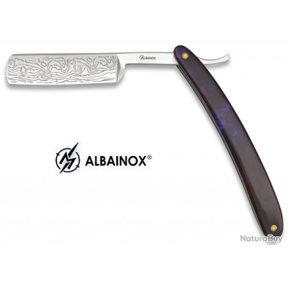 Couteau rasoir old Mauve  lame de 11 cm