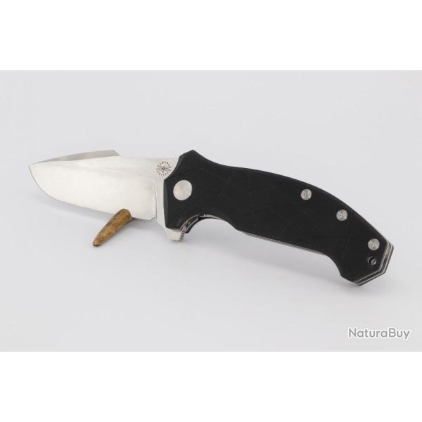 Couteau Amare Coloso Lame Acier D2 Manche Black G-10 Linerlock Clip AMR201901