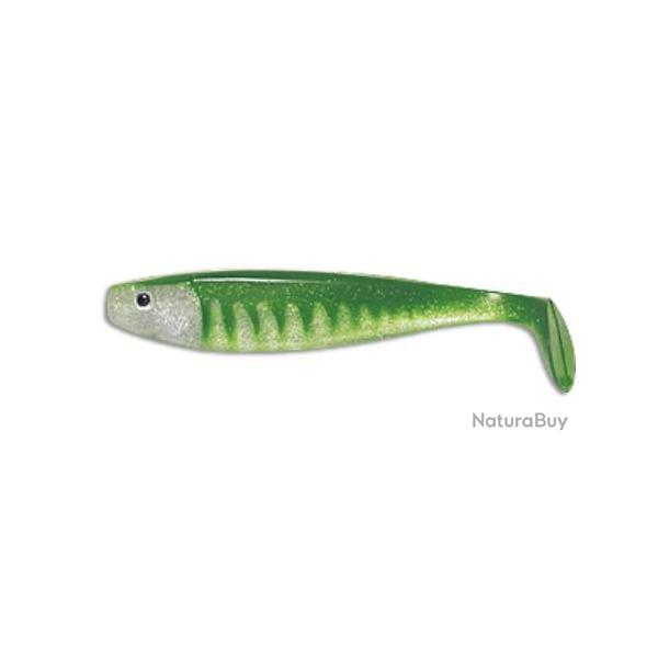 SHAD GT 18 cm Argent paillet� z�br� vert
