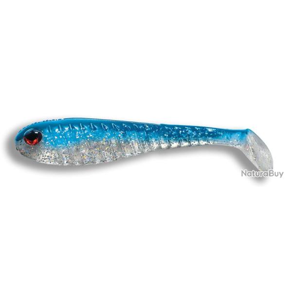 Mister D blister de 4 pi�ces Argent holo paillet� dos bleu 12.5 cm - 12 gr