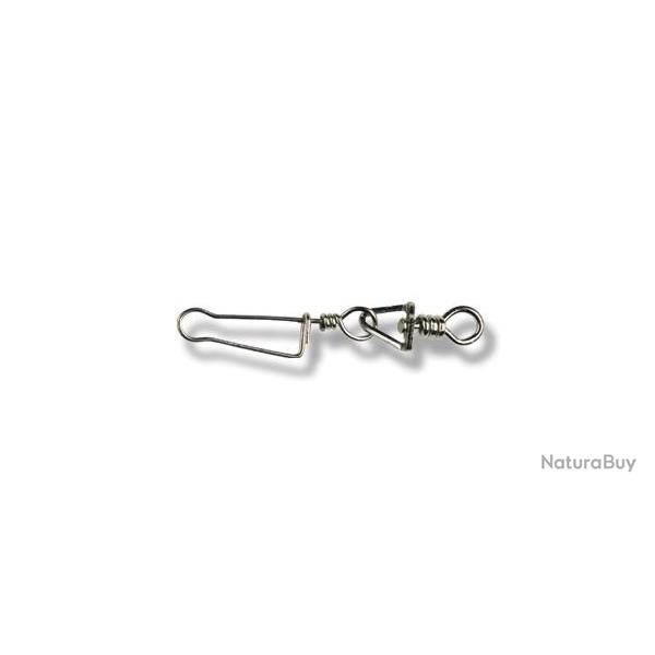 EMERILLONS AGRAFE 10 pi�ces NOIR N�3