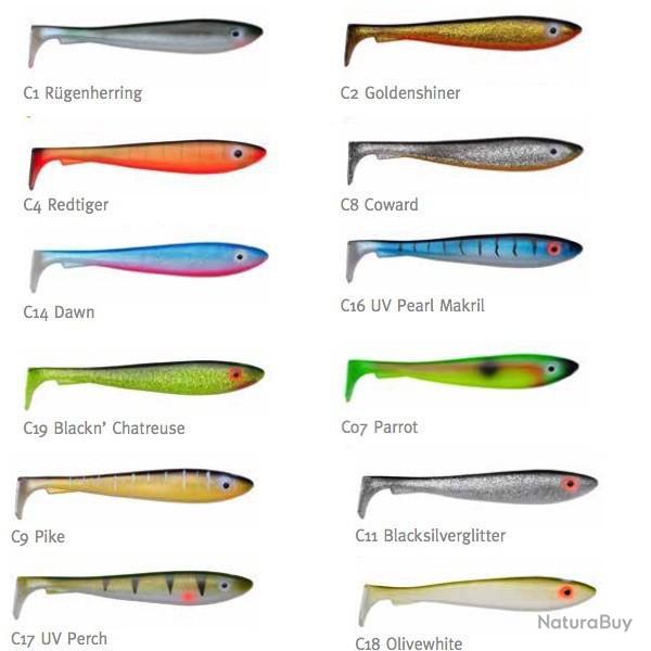 Svartzonker The MacRubber Shad 17 cm 29 grammes Rugen Herring