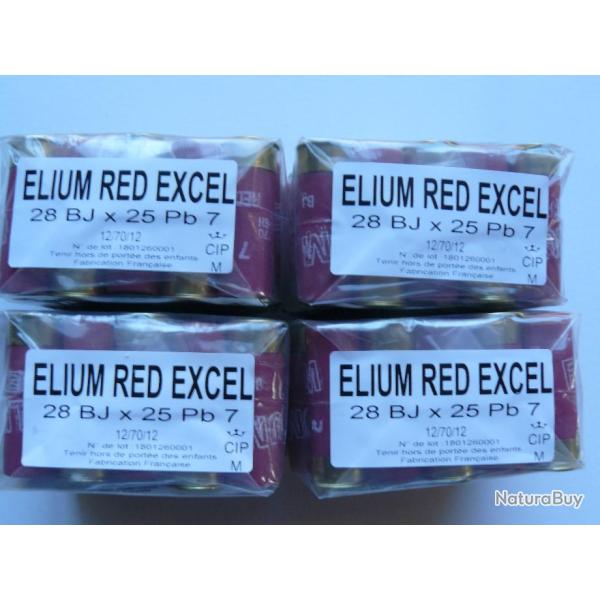 Nouveau 100 Cartouches  ELIUM Excel en 7