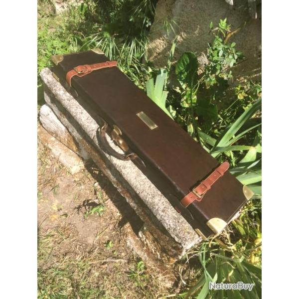 Belle mallette  fusil cuir ANGLAISE  (2)