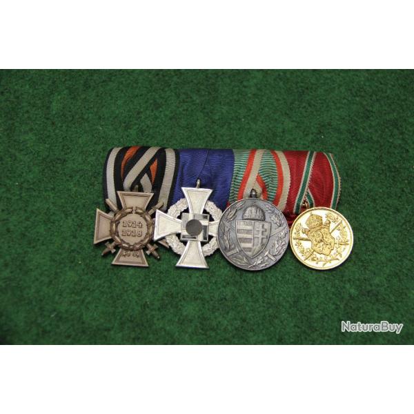 BARETTE  DE   MEDAILLES  WW 1  N2