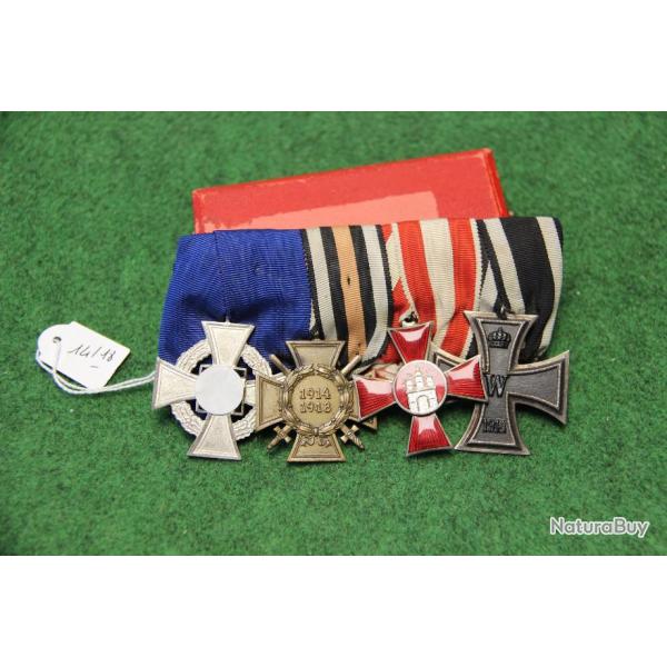 BARETTE  DE   MEDAILLES  WW 1  N3