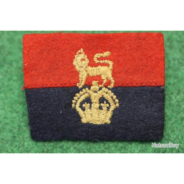 ECUSSON    DE  MANCHE    ANGLAIS    EN  TISSU   ORIGINAL     WW 2