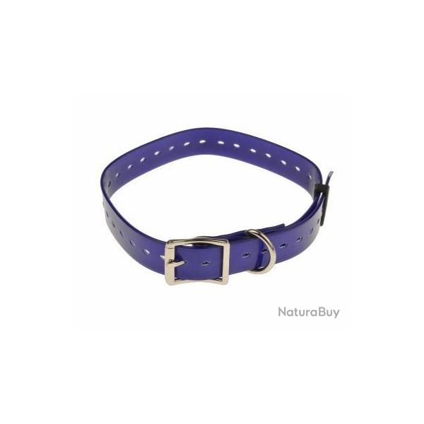 Sangle polyur�thane violet fonc� - Largeur 25 mm - Longueur 65 cm