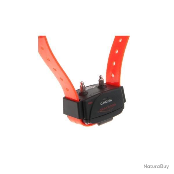 Collier seul Canicom Orange fluo