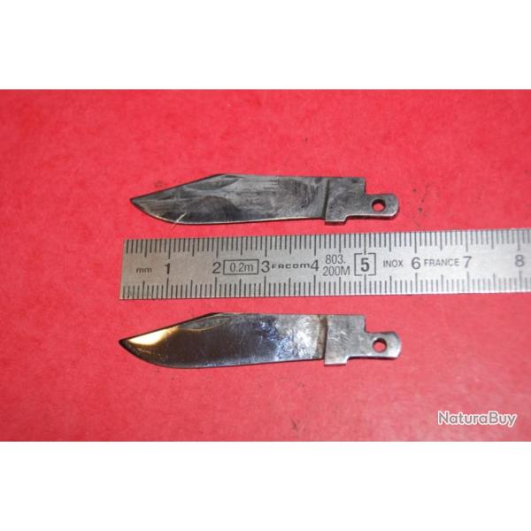 lot de 2 lames canifs couteaux -  (d9h58/59)