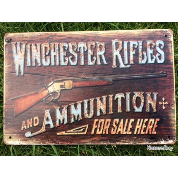 Plaque m�tal d�co - Winchester