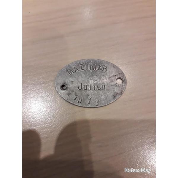 plaque de soldat francais ww1 montluon