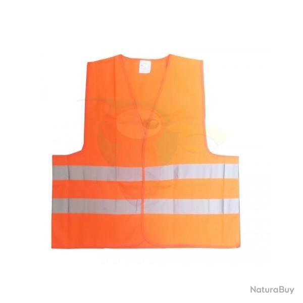 Gilet de battue orange fluo