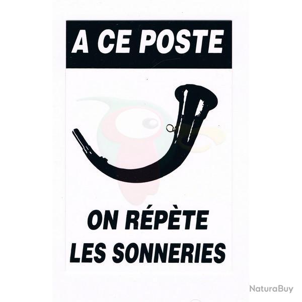 Pancarte de sonnerie x 10