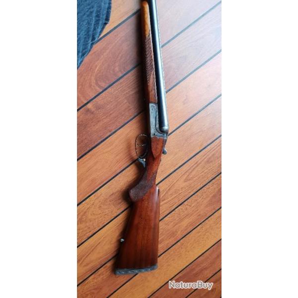 Fusil juxtapos� MERKEL, �jecteurs,cal: 12/70 .mod�le :fr�res SUHL Sp�cial - GDR- canon de 71
