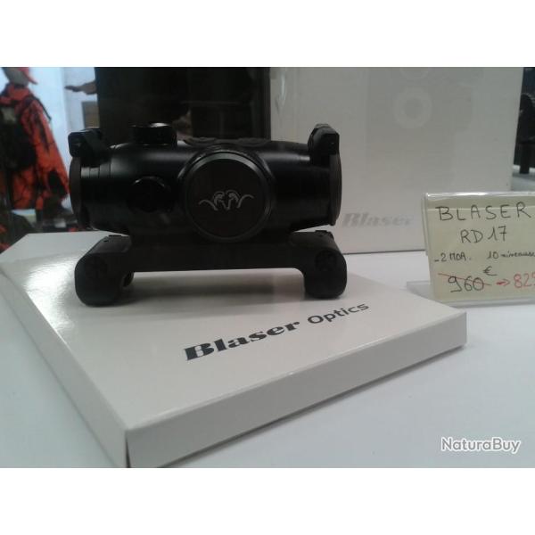 Point rouge Blaser RD 17 neuf 2 moa avec montage Blaser