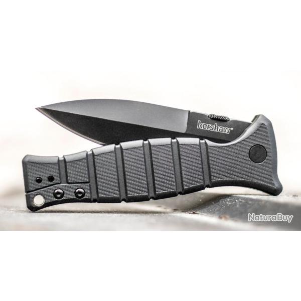 Couteau Kershaw XCOM Lame Acier 8Cr13MoV Manche FRN Linerlock Clip KS3425