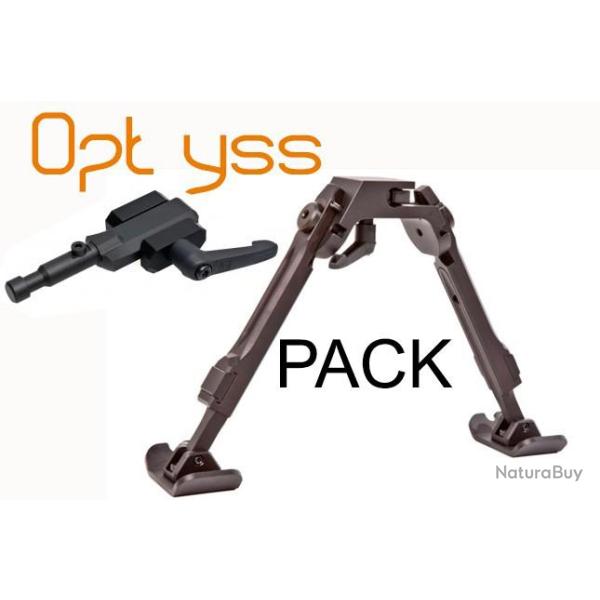 Pack bipied fortmeier au choix + adaptateur picatinny